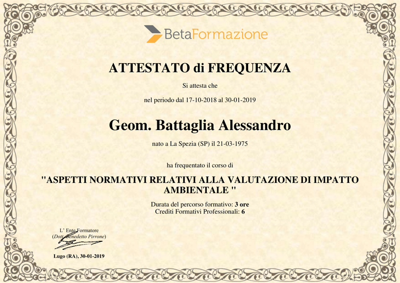 Aspetti normativi della Valutazione di Impatto Ambientale